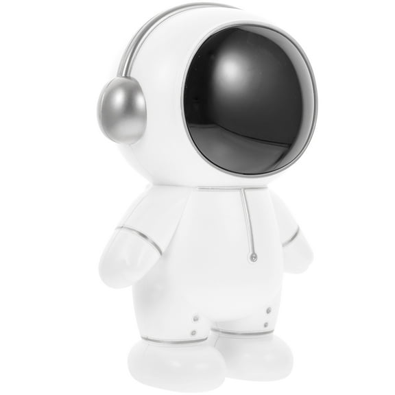 Toy Big Piggy Bank Astronaut Piggy Bank Practical Gift Child 25X17X12.5CM Silver