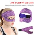 thumbnail image 3 of Para Oculus Quest 2 Eye Mask Anti-sudor VR Gafas Banda de sudor ajustable Cubiertas Hugtrwg  Para estrenar, 3 of 7