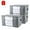 Grey, variant on Fab totes Storage Bags,Clothes Blanket Storage Bins Foldable Closet Organizers with Reinforced Handle for Home Dorm Storage and Organization,Fabric Bags for Organizing Bed Sheets,Clothing,Comforters