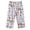 X044-White, variant on Women's Cotton Capri Pajama Pants Lounge Causal Bottoms Print Sleep Pants