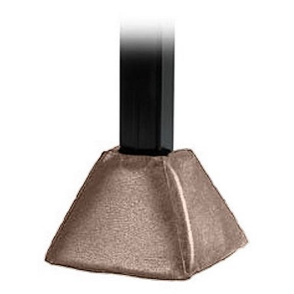 First Team FT74 Foam-Vinyl Gusset Pad for 4 & 5 in. Crank Adjust Base Only, Grey