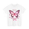 thumbnail image 3 of Butterfly Breast Cancer Ribbon Shirt, Butterfly Fighter Shirt ID-0629-UWLE, 3 of 10