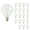 thumbnail image 4 of Bulbrite  Pack of (20) Dimmable Clear Candelabra (E12) Krypton Bulb G11 25 Watt, 4 of 5