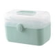 thumbnail image 2 of Caja de almacenamiento de medicamentos, contenedor de medicamentos de 3 capas, caja organizadora de medicamentos, familia extraíble, gran capacidad, C L, 2 of 8