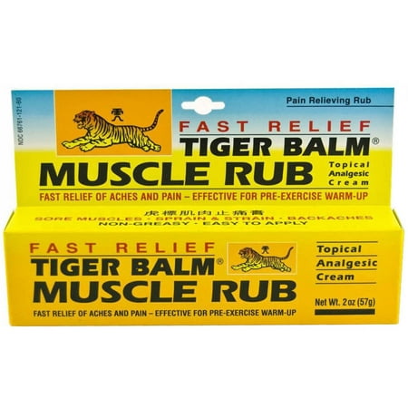 Tiger Balm Muscle Rub Topical Analgesic Cream, 2