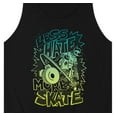 thumbnail image 3 of Instant Message - Less Hate More Skate - Retro - Mens - Jersey Tank, 3 of 6
