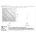 thumbnail image 2 of Ekena Millwork 11 7/8"W x 11 7/8"H Lane EnduraWall Decorative 3D Wall Panel (20-Pack for 19.59 Sq. Ft.), 2 of 12