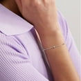 thumbnail image 3 of Turandoss Italian S925 Sterling Silver Bracelet for Women Satellite Bead Chain Bracelet 7.5 inch Sturdy Hypoallergenic Solid 925 Sterling Silver Chain Bracelets Jewelry Gifts for Women, 3 of 8