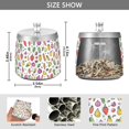 thumbnail image 2 of Yayeee Ashtray with Lid for Cigarette Smokeless Stainless Steel Home Ash Holder, Various Vegetables Pattern, 2 of 7