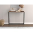 thumbnail image 4 of Safdie & Co. Table Console 31L Bois Brun Récupéré Métal Noir, 4 of 4