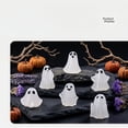 thumbnail image 5 of Halloween Ghost Figurine, Clear Crystal Craft, 1 Piece Mini Decor, Cute Spooky Holiday Gift for Halloween Party Micro Landscape Haunted House Tabletop Decoration, 5 of 6