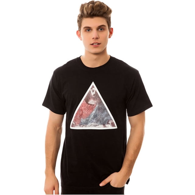 Black Scale - Camiseta gráfica para hombre con diseño de la primera cena, color negro, talla mediana