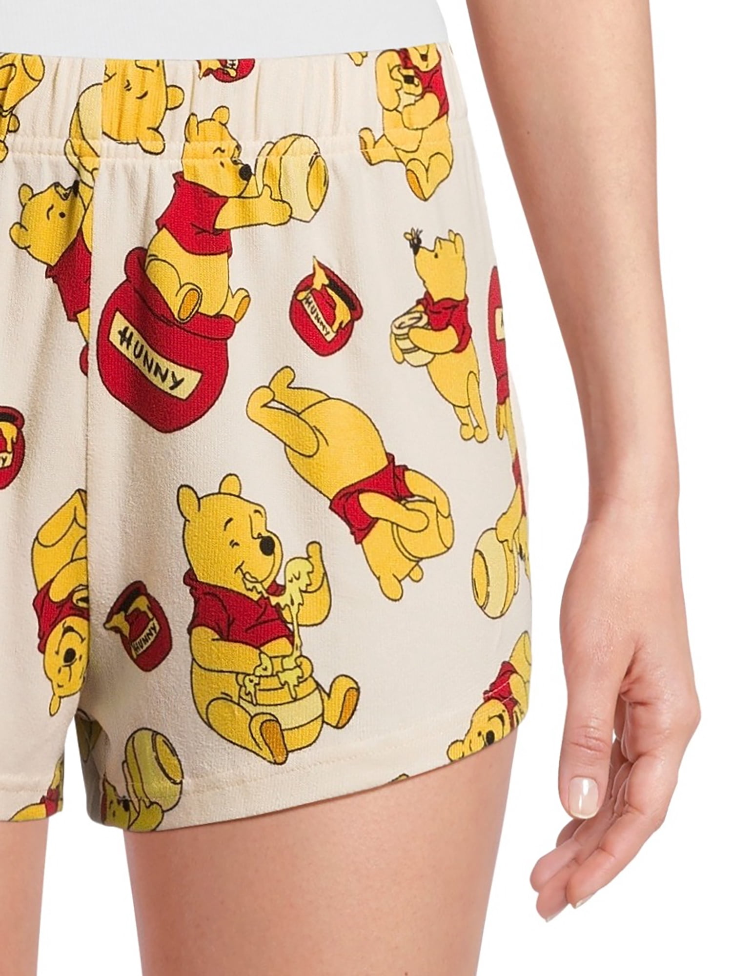 Winnie the Pooh Women's Print Sleep Shorts, 2-Pack, Sizes XS-3X