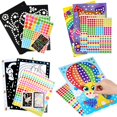 thumbnail image 1 of Sets Puzzle Dot Stickers Animal Princess Drawing Mosaic Sticker Girls Boys Children Kids Early Education Patience Training Toy heqiyong LED, 1 of 2