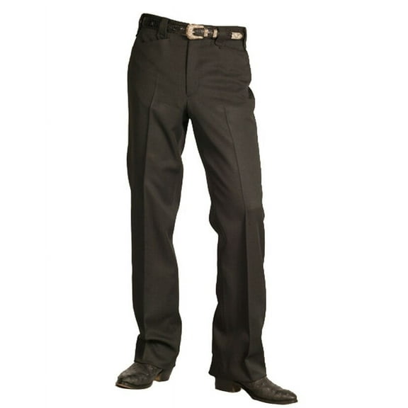 Circle S Mens Black Polyester Ranch Dress Pants 34
