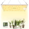 thumbnail image 1 of LED Grow Light W Full Spectrum Plant Lights for Indoor Plants with Thermometer Humidity Monitor Sunlike Growing Lamps xft Coverage Grow Light for Hydroponic Seedling Veg and, 1 of 8