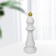 thumbnail image 4 of Piezas de ajedrez Sunnimix estatua de resina dorada, 4 of 7