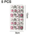 thumbnail image 3 of Fake Press on Nails for Kids, Kids False Nails Children Artificial Fake Nail Tips Pre Glue Full Cover Short Nails for Girls Kids Teens Nail Art Decoration, 3 of 6