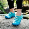thumbnail image 4 of Water Shoes for Kids Girls Boys Barefoot Shoes with Adjustable Laces Quick Drying Beach Sports Non Swimming Hiking Sky Blue 5.5-6Y, 4 of 4