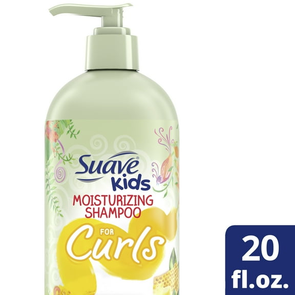 Suave Kids Naturals Shampoo for Kids Curls, Sweet Almond & Honey, Tear-free, 20 oz