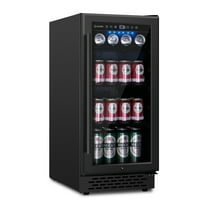 COLOZO 15 inch Beverage Refrigerator,Freestanding Beverage Fridge Cooler for Home Bar