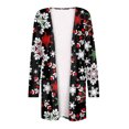 thumbnail image 5 of Munlar Straight Jacket-Fashion Christmas Printed Long Sleeve Cardigan With Pocket Loose Casual Blouses Women'S Raincoats Clearance, 5 of 7