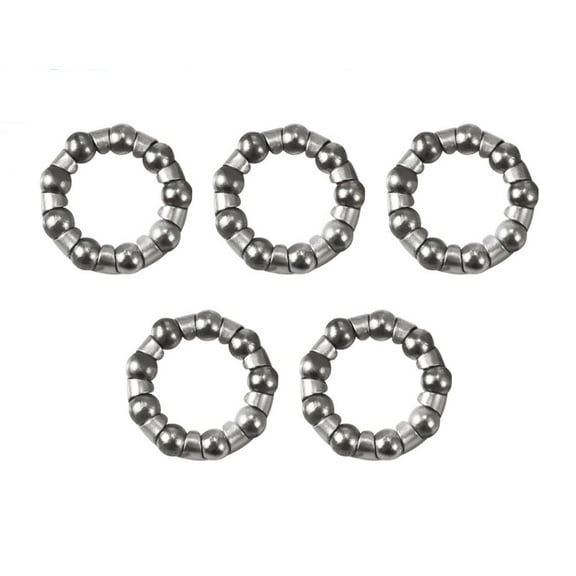 ARCADORA 5pcs Bike Crank Bearings 1 4 Inch Balls Replacement Stainless Steel 29mm OD 18mm ID for Mountain Road Low Speed Bikes