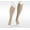 Beige, variant on Juzo 6091 Dual Stretch Open Toe Knee Highs - 20-30 mmHg Short Black V