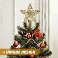 thumbnail image 3 of Decoración de estrellas navideñas ornamas colgantes de ornamento colgante decoración de la fiesta de Navidad suministro de Navidad, 3 of 8