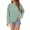 Light Green, variant on ManxiVoo Chunky Ribbed Texture Long Sleeve Pullover Sweatshirt for Women Oversized Comfortable Round Neck Top for Fall Fashion L Size Khaki