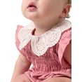 thumbnail image 3 of Modern Moments by Gerber Baby Girl Smocked Bubble Romper with Eyelet Collar, Sizes 0/3 Months - 24 Months, 3 of 11