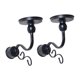 thumbnail image 1 of Elegante portavelas de pared de hierro, juego de candelabros de estilo vintage Negro, 1 of 9