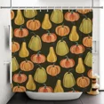 thumbnail image 3 of Tchckioa Autumn Shower Curtain,72x84 Inch Waterproof Hooks Bath Curtain for Bathroom,Black, 3 of 6