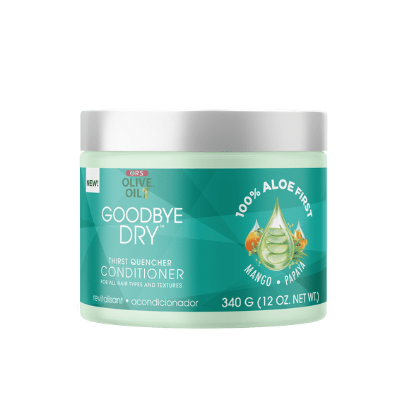 ORS Olive Oil Goodbye Dry Thirst Quencher Conditioner with Aloe, Mango & Papaya, 12 fl oz, Pack of 3