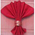 thumbnail image 3 of Napkin Rings Set of 6 for Dinner Parties, Dining Table Decoration Handmade Napkin Holder (Copper), 3 of 7