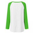 thumbnail image 5 of Plus Size Women's St. Patrick's Day Themed Printed Pullover Raglan Sleeve Round Neck Shirt, 5 of 5