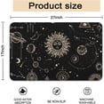 thumbnail image 3 of Constellation Celestial Sun and Moon Goth Diatomaceous Earth Bath Mat Rug-Rubber Non Slip Quick Dry Super Absorbent Thin Bathroom Rugs for Bathtub Shower Room Sink ( 17" L x 27" W ), 3 of 5