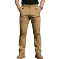 thumbnail image 1 of SBYOJLPB Mens Cargo Pants with Multiple Reinforced Pockets and Durable Construction for Outdoor Practical Solid Color Long Pants, 1 of 5