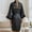 Black, variant on Hauaitttt Women's Wedding Party Robe Letters Kimono Satin Pyjamas Bridesmaid Bathrobe plus Size Kimonos for Women 4x-5x after Shower Wrap around Towel Womens Light Weight Robe Soft Robes Shower Robes