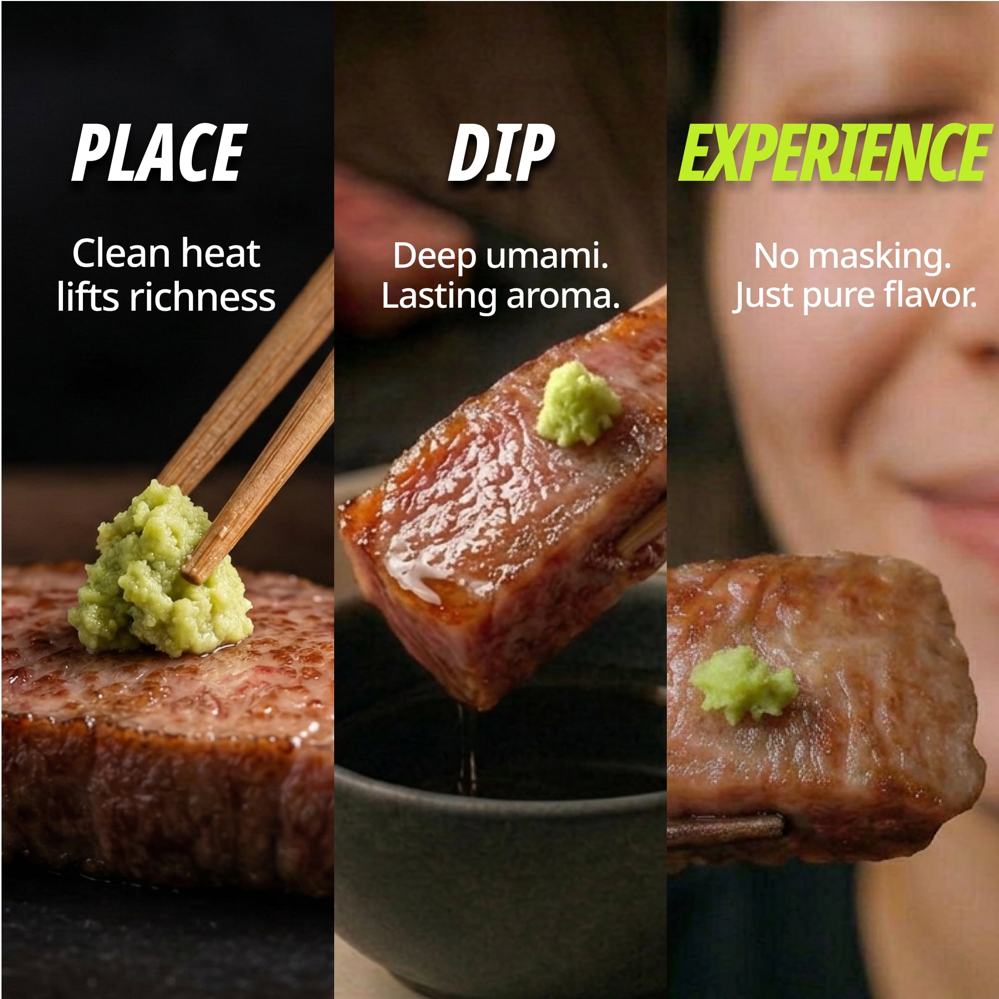 Sakai Diner - Real Wasabi & Barrel-Aged Soy Sauce Set, No Artificial Color, 200g (7oz) Soy Sauce, 42g (1.5oz) Wasabi, Made in Japan