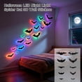 thumbnail image 4 of Halloween Bats Wall Decor Halloween Decorations Outdoor LED Lighted 3D Bat Stickers with Glow Effect for Indoor Home Garage Window Party Supplies,B-60PCS, 4 of 4