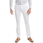 Paisley & Gray mens Downing Slim Fit Pant, 32Wx32L, White