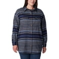 thumbnail image 6 of Columbia Women's Calico Basin Shirt Jacket, Dark Nocturnal Stripe, X-Large, 6 of 8