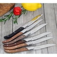 thumbnail image 4 of French Home  Set of 6 Laguiole Connoisseur Assorted Wood Steak Knives, 4 of 5