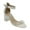 White, variant on Nature Breeze See Thru-01 Women's Lucite Chunky Heel Ankle Strap Dress Sandals