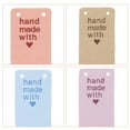 thumbnail image 4 of Miangastore 30pcs Colorful Tags Rectangle Handmade Labels Clothing Embossed Label Decorative Clothes Tag, 4 of 9