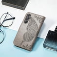 thumbnail image 3 of Wallet Case for Samsung Galaxy A35 5G Case Crystal Glitter Bling with Card Holder Stand Leather Flip Phone Case Diamond Butterfly Protective Case for Samsung Galaxy A35 5G Crystal Grey, 3 of 10