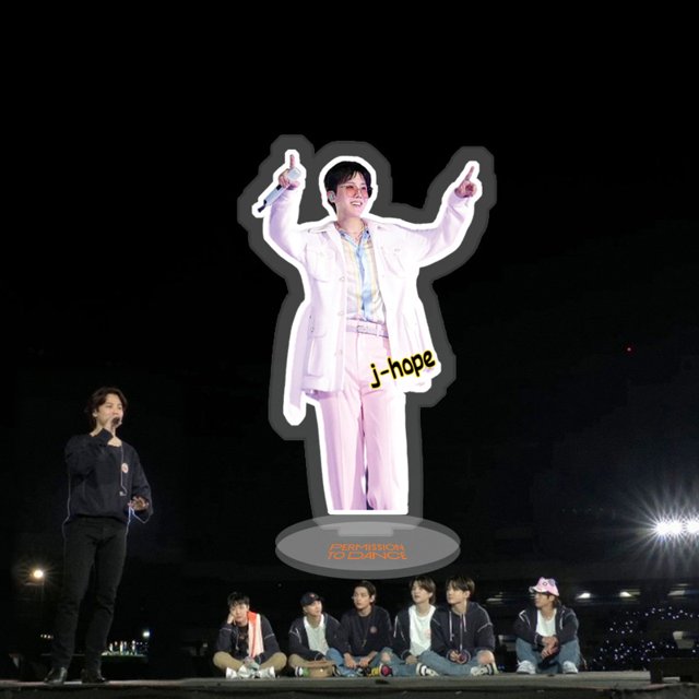 BTS 2022 Permiso Para Bailar En El Escenario Acrílico Tablero Regalo Para Novia JUNG KOOK JIMIN SUGA JIN V Muñecas Figura a