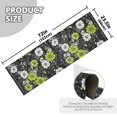 thumbnail image 5 of Yayeee Runner Rug for Bedroom 2'x6' Machine Washable Hallway Non Slip Mat, White Flower Pattern, 5 of 8