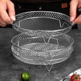 thumbnail image 5 of Freidora de Aire con Parrilla Especial, Placa Redonda, Apilable de , Vaporera para Tostadas, Rejilla para Brochetas de Acero Inoxidable 304., 5 of 5